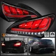 Red Fits 2010-2016 Hyundai Genesis Coupe LED Sequential Signal Tail Lights Black Red Fits 2010-2016 Hyundai Genesis Coupe LED Sequential Signal Tail Lights Black