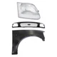 Grille Kit For 1997-1998 Ford F-150 Mesh with RH Fender with Wheel Arch Holes