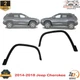 Front Fender Flare Molding Left & Right Side For 2014-2018 Jeep Cherokee Front Fender Flare Molding Left & Right Side For 2014-2018 Jeep Cherokee