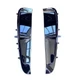 1 Pair For Porsche Panamera 17-23 Gloss Black Fender Grille Air Vents Trim