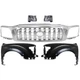 Front Grille Kit For 2001-2004 Toyota Tacoma Base DLX Pre Runner Front Grille Kit For 2001-2004 Toyota Tacoma Base DLX Pre Runner