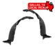 Set of 2 Fender Liners for Kia Soul 2017-2019 KI1248150 KI1249150 86811B2500-DL Set of 2 Fender Liners for Kia Soul 2017-2019 KI1248150 KI1249150 86811B2500-DL