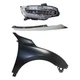 Front Grille Kit For 2016-2018 Honda Civic