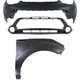 Bumper Cover Fascia Front Upper for Kia Soul 2014-2016