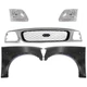 Grille Kit For 1997-1998 Ford F-150 with LH RH Fenders with Wheel Arch Holes