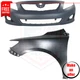Front Bumper Cover & Driver Fender Kit 2 Pieces for 2009-2010 Toyota Corolla Front Bumper Cover & Driver Fender Kit 2 Pieces for 2009-2010 Toyota Corolla