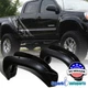 Fits 2012-2015 Toyota 12-15 Tacoma 4PC Black Sporty Pocket Rivet Fender Flares
