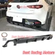 For 2019-2026 Mazda 3 5dr Hatchback MP Style Rear Bumper Diffuser Lip (ABS)