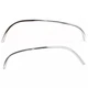 Fender Trim Front Driver and Passenger Side For 1992-2000 GMC Yukon Chrome 2Pc