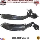 Splash Shield For 88-91 Honda Civic Front, Driver and Passenger Side Set of 2