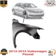 Front Passenger Side Primed Steel Fender For 2012-2015 Volkswagen Passat Front Passenger Side Primed Steel Fender For 2012-2015 Volkswagen Passat