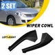 2SET For 2007-12 Nissan Versa Hatchback Front Windshield Wiper Cowl Cover LH&RH