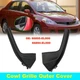 2PCS Cowl Grille Outer Cover Extension Trims For Nissan Versa Senda 2007-2011
