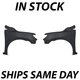 NEW Primered Steel Front RH/LH Side Fender 2-PC Pair for 2016-2019 Nissan Sentra