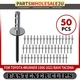 50Pcs 4mm Aluminum&Steel Specialty Fastener Rivet for Toyota 4Runner RAV4 Tacoma 50Pcs 4mm Aluminum&Steel Specialty Fastener Rivet for Toyota 4Runner RAV4 Tacoma