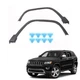 2Pcs Front Left+Right Fender Flares Set Fit For Jeep Cherokee 2014 2015-2017 2Pcs Front Left+Right Fender Flares Set Fit For Jeep Cherokee 2014 2015-2017