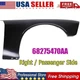 New Passenger Side Fender For 2008-2020 Dodge Challenger 68275470AA CH1241285 New Passenger Side Fender For 2008-2020 Dodge Challenger 68275470AA CH1241285