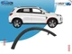 Front Right Fender Flare Molding Trim For 2014-2020 Mitsubishi Outlander Side Front Right Fender Flare Molding Trim For 2014-2020 Mitsubishi Outlander Side