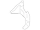 Genuine Nissan Fender Seal 63820-ZR80A