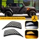 2PCS For Jeep Wrangler JL JT Amber+White Fender LED Turn Signal Air Vent Lights 2PCS For Jeep Wrangler JL JT Amber+White Fender LED Turn Signal Air Vent Lights