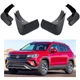 4x Car Mud Flaps Splash Guards Mudguard Fender for Volkswagen VW Taos 2022-2023
