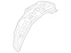 2019-2024 MAZDA 3 REAR LEFT SIDE QUARTER WHEELHOUSE LINER SPLASH SHIELD OEM 2019-2024 MAZDA 3 REAR LEFT SIDE QUARTER WHEELHOUSE LINER SPLASH SHIELD OEM