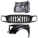 Front Grille Kit For 2001-2004 Toyota Tacoma Base DLX Pre Runner Front Grille Kit For 2001-2004 Toyota Tacoma Base DLX Pre Runner