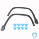 2PCS Fender Flares Fit For Jeep Cherokee 2014 2015 2016 2017 Front Left & Right 2PCS Fender Flares Fit For Jeep Cherokee 2014 2015 2016 2017 Front Left & Right