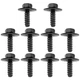 10Pcs Fits Mazda 235CX-5CX-7Miata Splash Shield Bumper Screws 9CF6-00-516B 10Pcs Fits Mazda 235CX-5CX-7Miata Splash Shield Bumper Screws 9CF6-00-516B