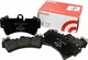 Brembo P06025N Rear Premium NAO Ceramic Brake Pads for BMW 525i/528i