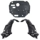 Front Fender Liner & Under Cover Set For 2015-2018 Toyota Prius V TO1249208 Front Fender Liner & Under Cover Set For 2015-2018 Toyota Prius V TO1249208
