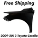 Front Fender Left Driver Side Primed Steel For 2009-2013 Toyota Corolla Front Fender Left Driver Side Primed Steel For 2009-2013 Toyota Corolla