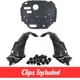 Fender Liner & Under Cover Set w/ Clips For 2015-2018 Toyota Prius V TO1249208 Fender Liner & Under Cover Set w/ Clips For 2015-2018 Toyota Prius V TO1249208