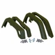 Crown 4-Pc 3.75 In Fender Flare Kit for 97-06 Jeep TJ Wrangler - Black Textured
