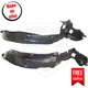 Front Fender Liner Set of 2 Left & Right Side for 1988-1991 Honda Civic DX, LX