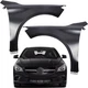Front Fender Compatible For 2014-2019 Mercedes CLA250 Left&Right Primed Steel Front Fender Compatible For 2014-2019 Mercedes CLA250 Left&Right Primed Steel