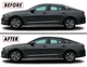 Chrome Delete Blackout Overlay for 21-24 KIA K5 Sedan Window Trim