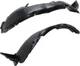 CAPA For 2017-2019 Soul Fender Liner Front Plastic SET PAIR CAPA For 2017-2019 Soul Fender Liner Front Plastic SET PAIR