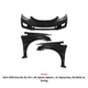 2013-2015 Honda Civic Front Bumper Cover Kit 4-Door Sedan Primed 3pc