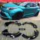 For Toyota C-HR CHR 2018 2019 2020 Unpainted ABS Wheel Arch Fender Flares 12pcs