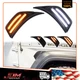 Sequential LED Fender Side Marker Turn Signal Light For 18- Jeep Wrangler JL JLU Sequential LED Fender Side Marker Turn Signal Light For 18- Jeep Wrangler JL JLU