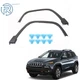 2PCS Front Fender Flares Set For Jeep Cherokee 2014-2017 Driver & Passenger Side 2PCS Front Fender Flares Set For Jeep Cherokee 2014-2017 Driver & Passenger Side