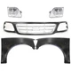 Grille For 1999-2003 Ford F-150 Cross Bar w/ LH RH Fender w/ Wheel Arch Hole Kit