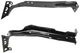  Front, Driver and Passenger Side, Lower Fender Support For Audi A4 2013-2016
