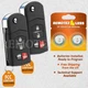2 For 2009 2010 2011 2012 2013 Mazda 6 Keyless Entry Remote Car Key Fob