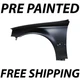 NEW Painted to Match - Drivers Left LH Front Fender for 1999-2000 Honda Civic