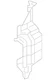 Genuine Mitsubishi Air Guide MR591267 Genuine Mitsubishi Air Guide MR591267