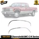 Front Fender Chrome Moldings Trim LH & RH For 1988-2000 Chevrolet&GMC C/K Series