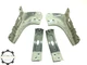 2022-2025 VOLKSWAGEN TAOS RIGHT PASS FRONT FENDER MOUNT SUPPORT BRACKET SET OEM