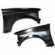 For Ford F-150 Fender 1992-1997 Pair Front w/ Emblem Provision CAPA Steel
